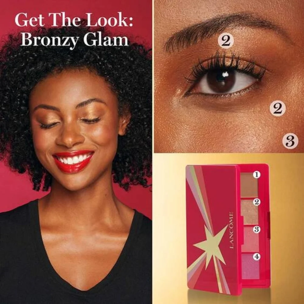 🆕️Lancôme Paris Starlight Glow Face Palette, All In One Bronzer + Highlighter